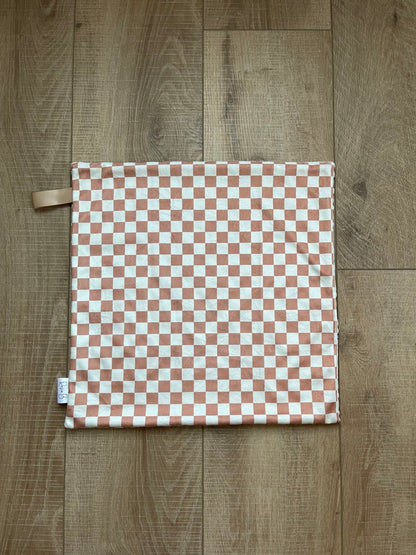 Neutral Checkered Plaid