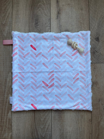 Lovey - Blush Herringbone