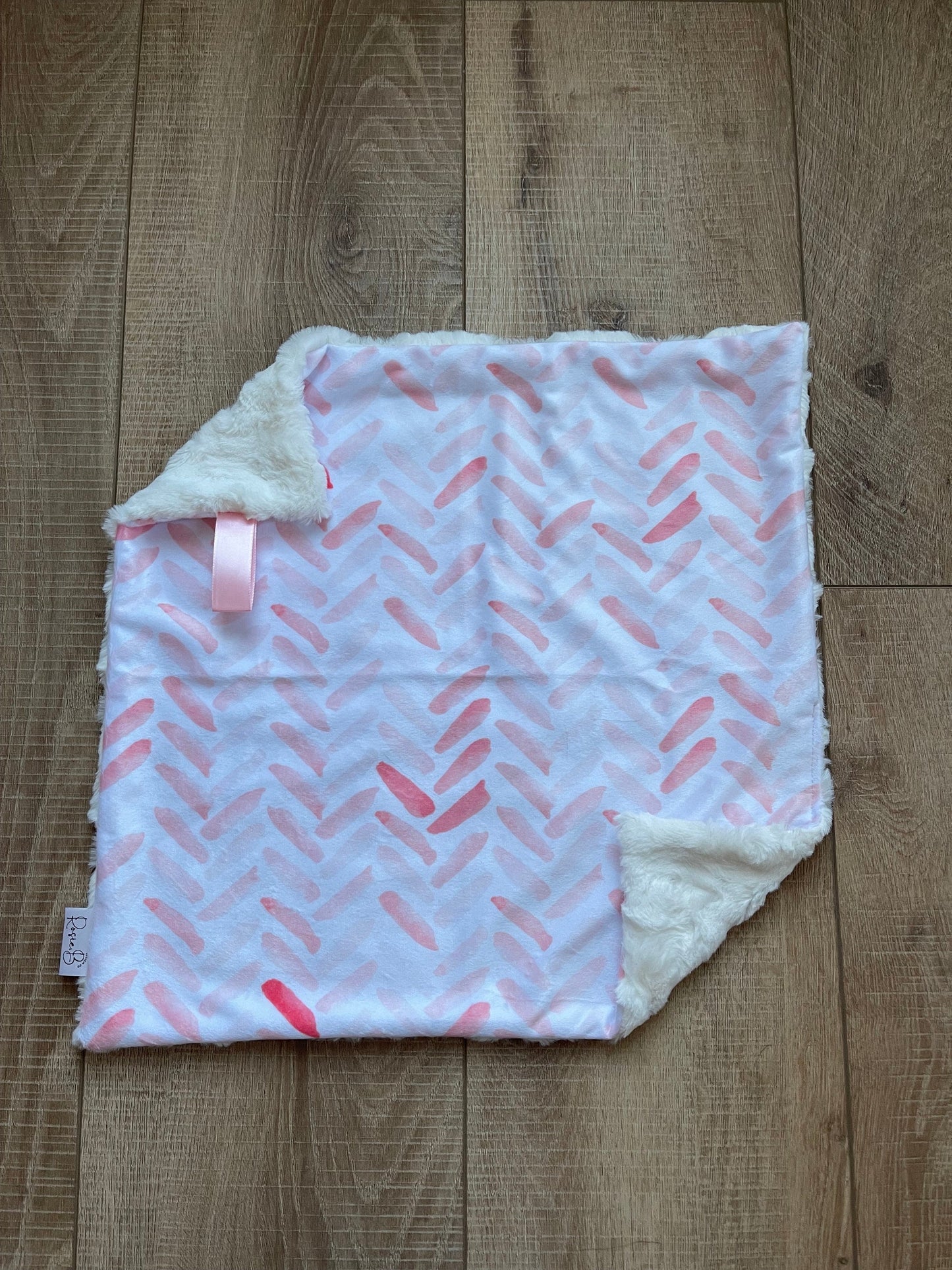 Lovey - Blush Herringbone