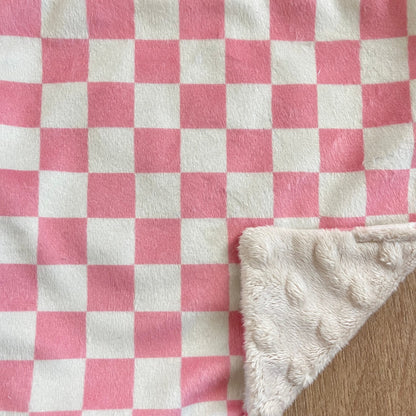 Groovy Pink Checkerboard