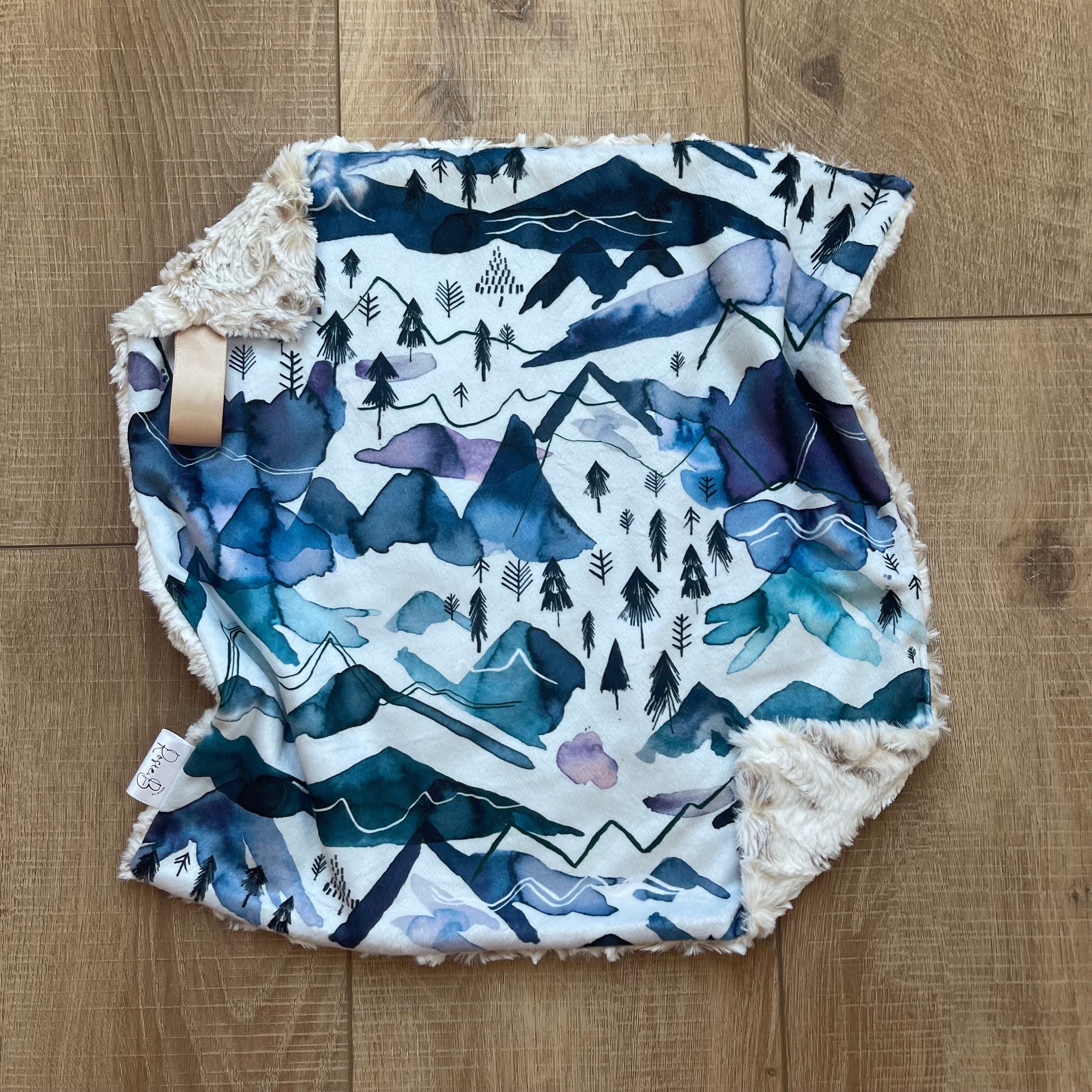 Watercolor Mountain Rosie.B Design Co