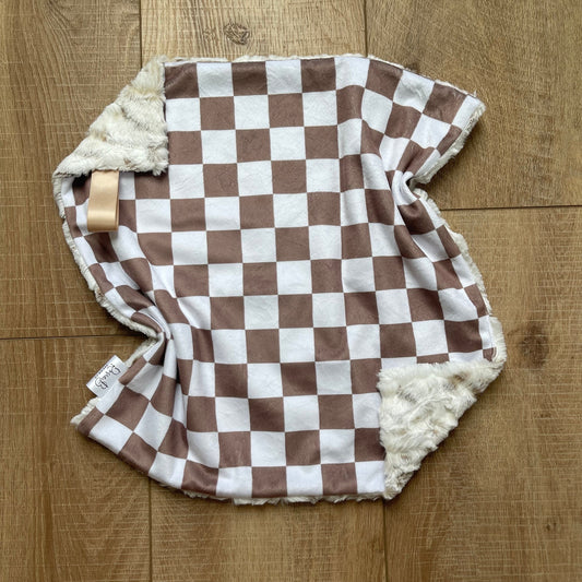 Taupe Checkered