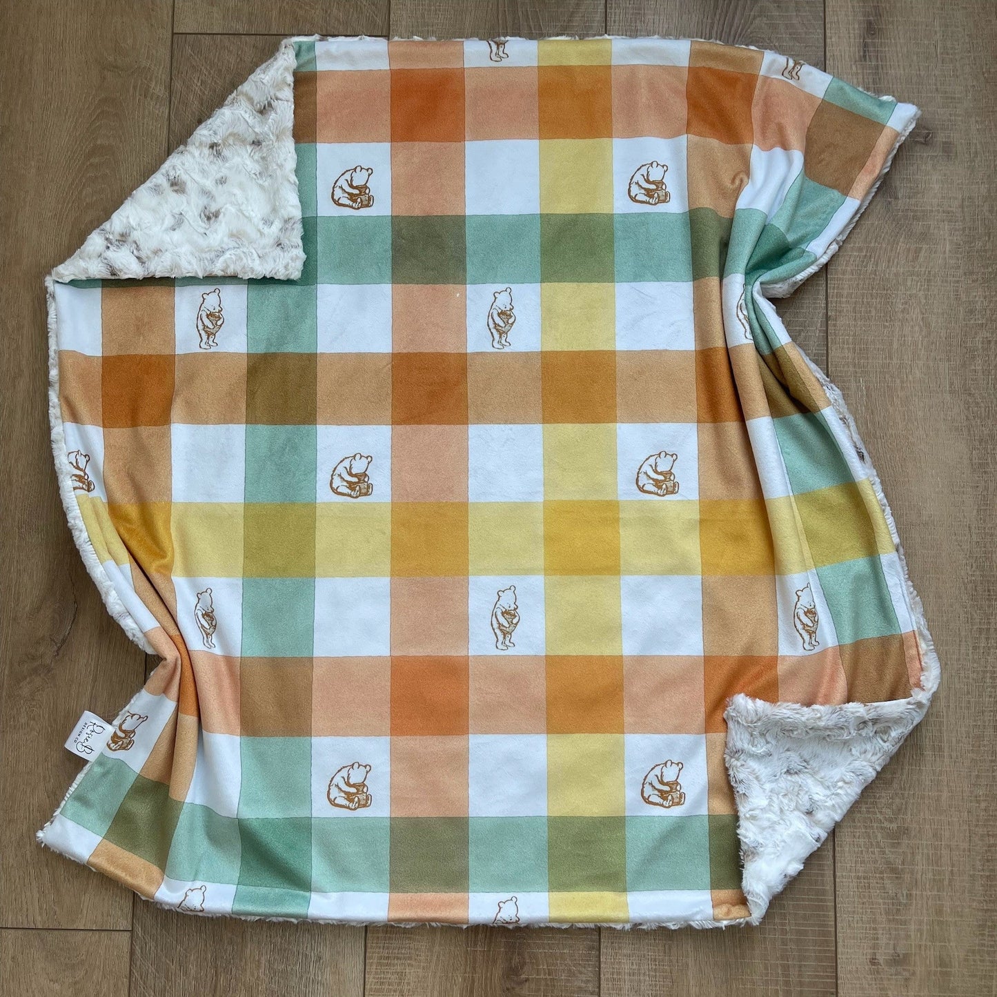 Baby Blanket - Winnie the Pooh Plaid
