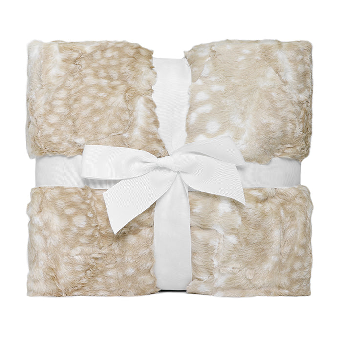 Signature 60" x 72" Luxe Cuddle® Blanket Fawn Beige