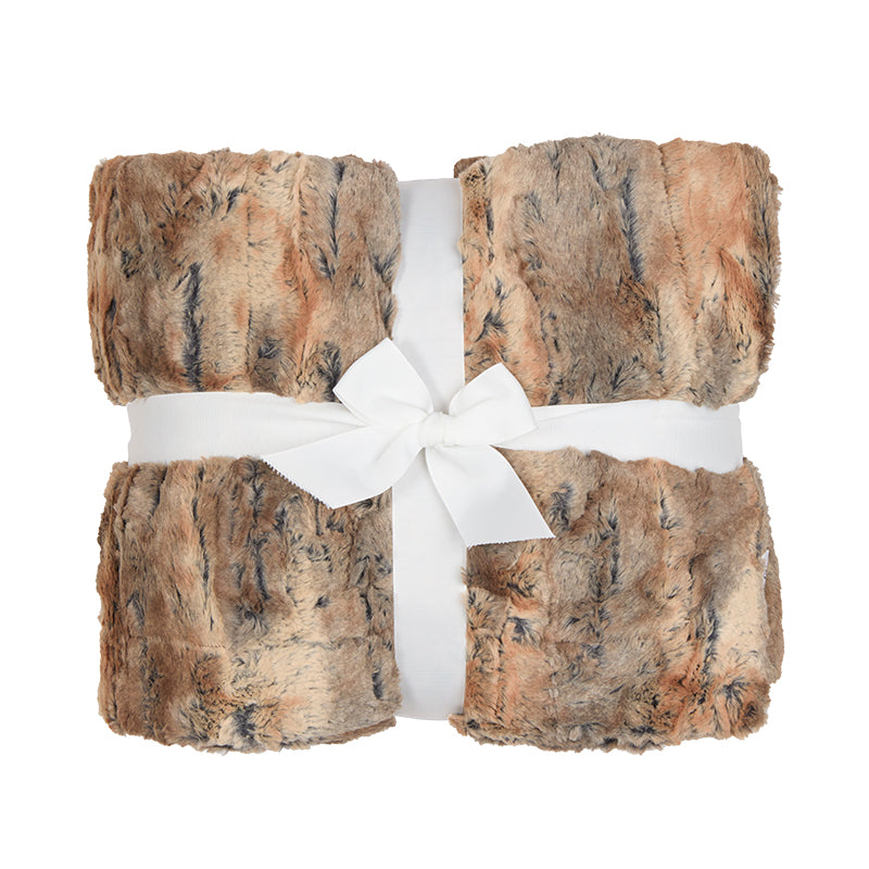 Signature 60" x 72" Luxe Cuddle® Blanket Red Fox Amber