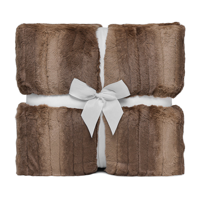 Signature 60" x 72" Luxe Cuddle® Blanket Vienna Pecan