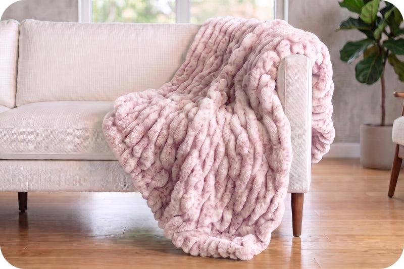 Luxe Cuddle® Blanket - Milan Cheetah Woodrose