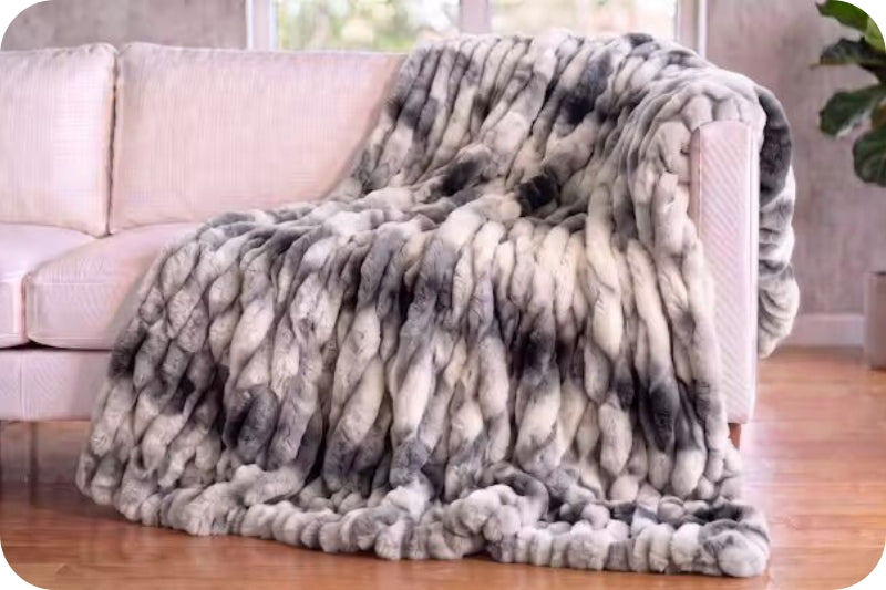 Luxe Cuddle® Blanket - Milan Pony Storm